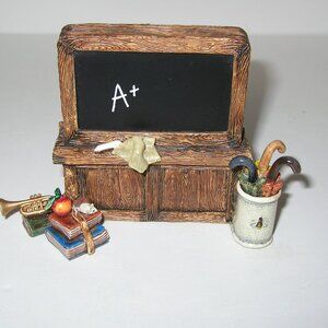 "RARE" Goebel Hummel  Hummelscape CHALKBOARD DISPLAY 1131-D
